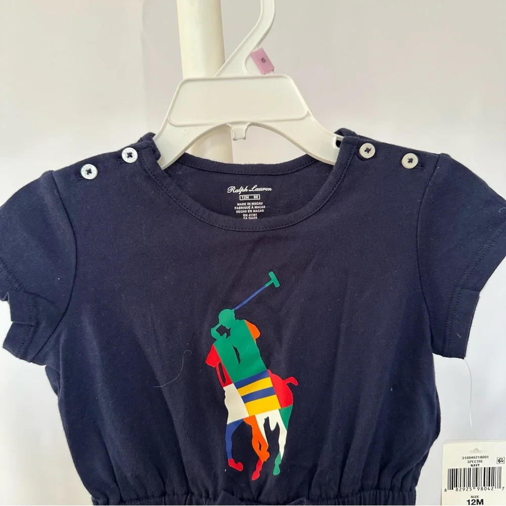 12 month Ralph Lauren Romper